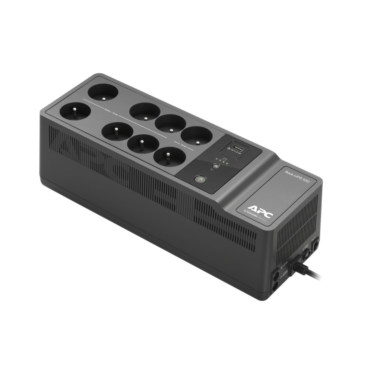APC Back-UPS BE650G2-FR UPS AC 220/230V 400Watt 650VA USB output connectors 8 Black