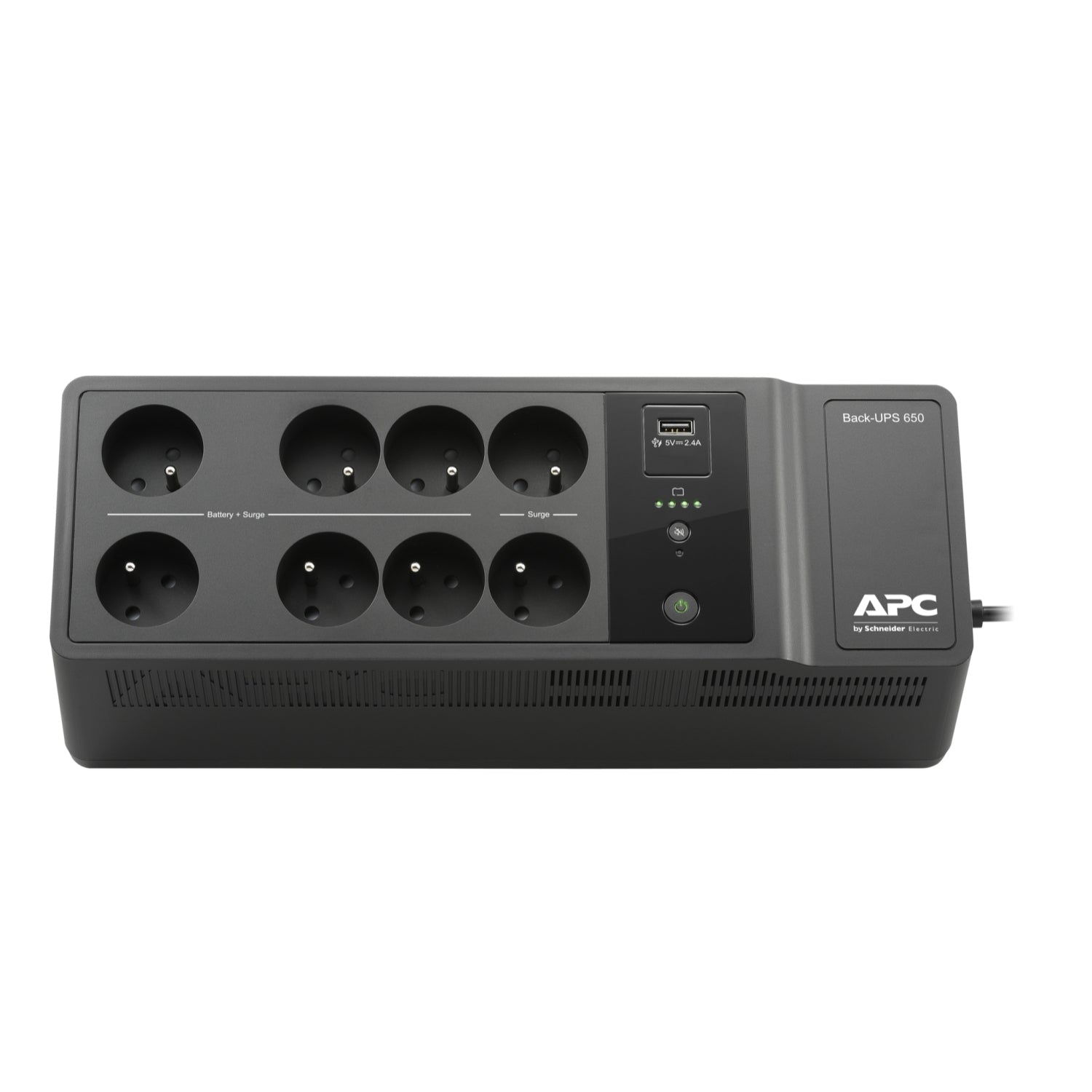 APC Back-UPS BE650G2-FR UPS AC 220/230V 400Watt 650VA USB output connectors 8 Black