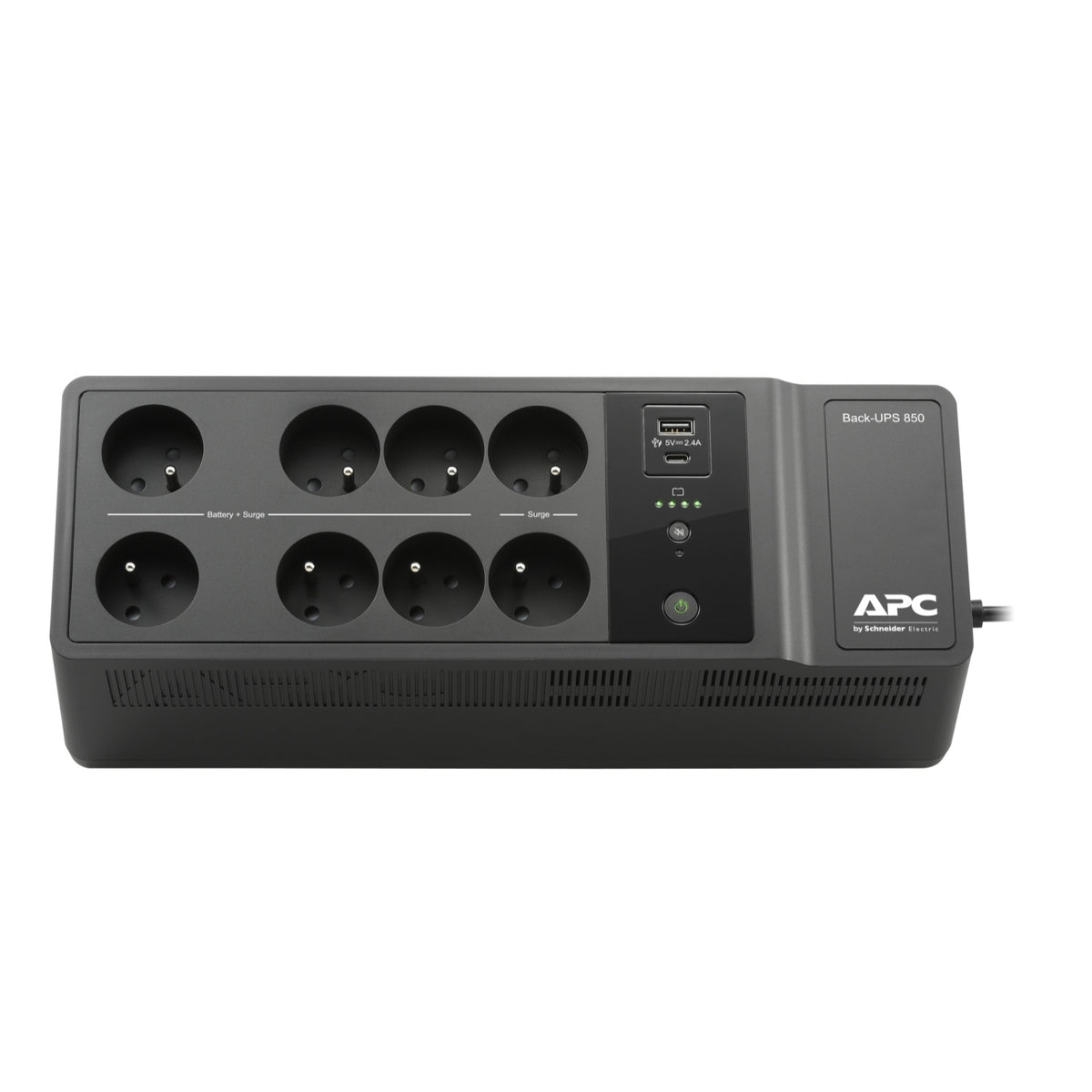 APC Back-UPS BE850G2-FR UPS AC 220/230V 520Watt 850VA USB output connectors 8 Black