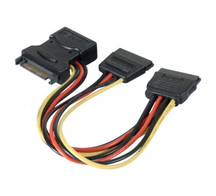 Doubleur d alimentation SATA vers 2 SATA et 1 Molex - 30 cm
