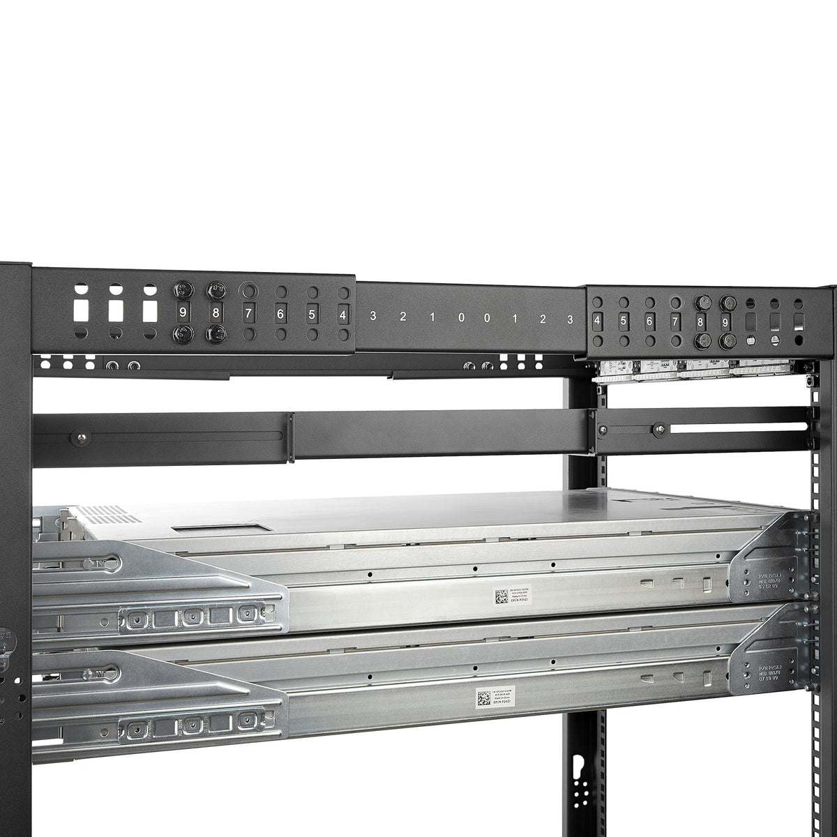 Rack Rails - 1U - 4 post - 200 Lbs Max