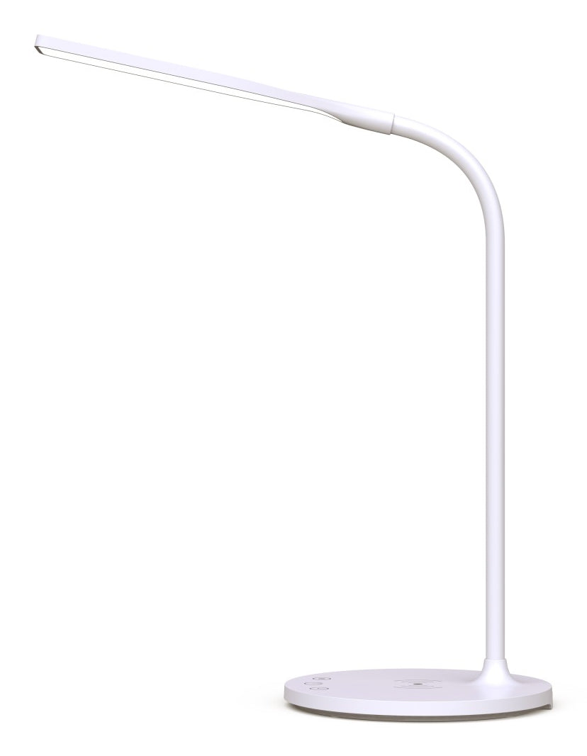 Techly I-LAMP-DSK10 Lampe de bureau LED 5,5W tactile avec chargeur Qi 15W