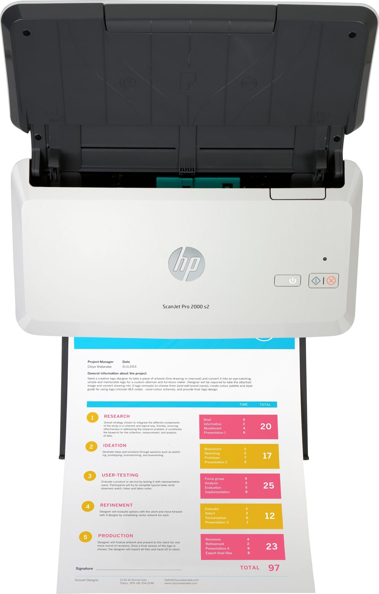 HP Scanjet Pro 2000 s2 Sheet-feed Scanner de Document Duplex 216x3100mm 600dpix600dpi 35ppm mono ADF 50sheets 3500scans