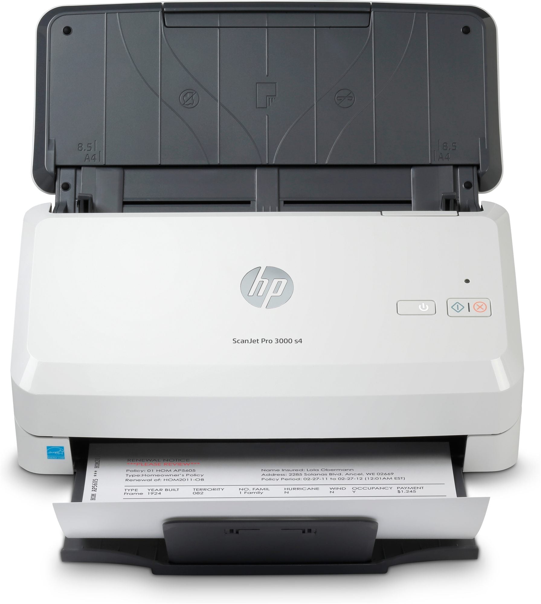 HP Scanjet Pro 3000 s4 Sheet-feed Scanner de Document CMOS CIS Duplex 216x3100mm 600dpix600dpi 40ppm mono ADF 50sheets 4000scans