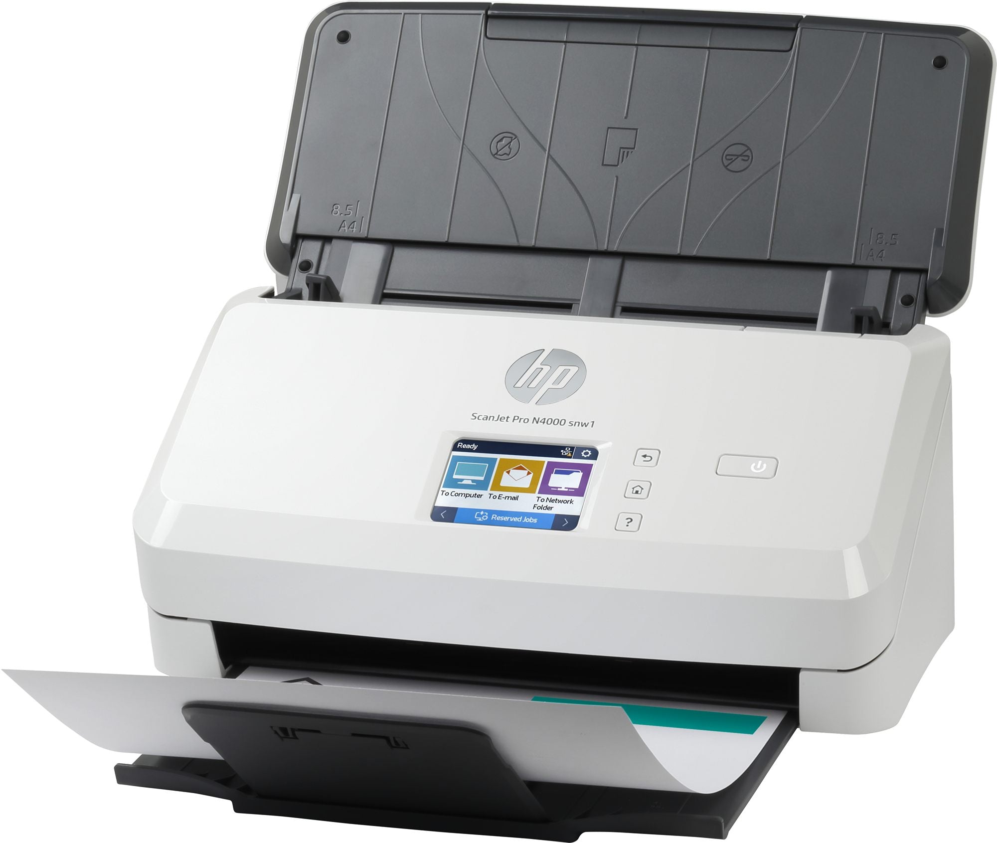 HP Scanjet Pro N4000 snw1 Sheet-feed Document scanner CMOS CIS Duplex 216x3100mm 600x600dpi 40ppm ADF 50sheets 4000scans LAN Wi-Fi