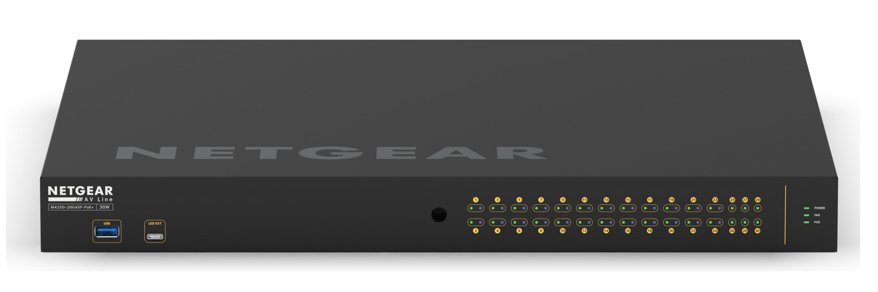 Biamp AVB-enabled Netgear 26-port 1G switch