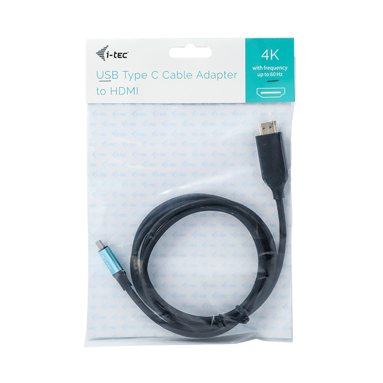 I-TEC USB C HDMI Cable Adapter 4K 60Hz 200cm compatible with Thunderbolt 3