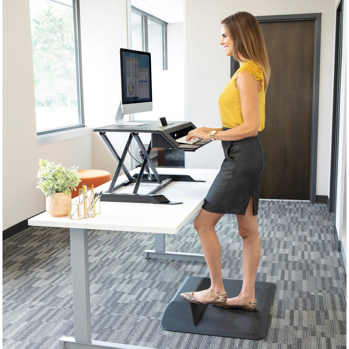 FELLOWES lotus lt sit-stand workstation