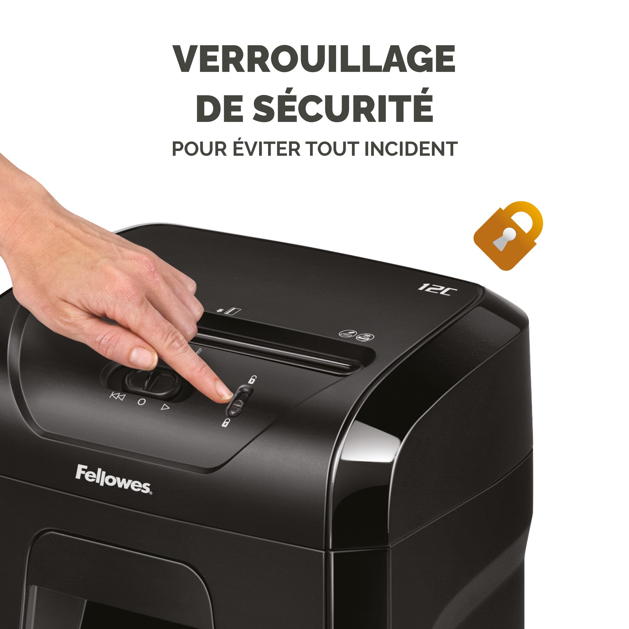 FELLOWES destructeur powershred 12c coupe croisée 230v eu
