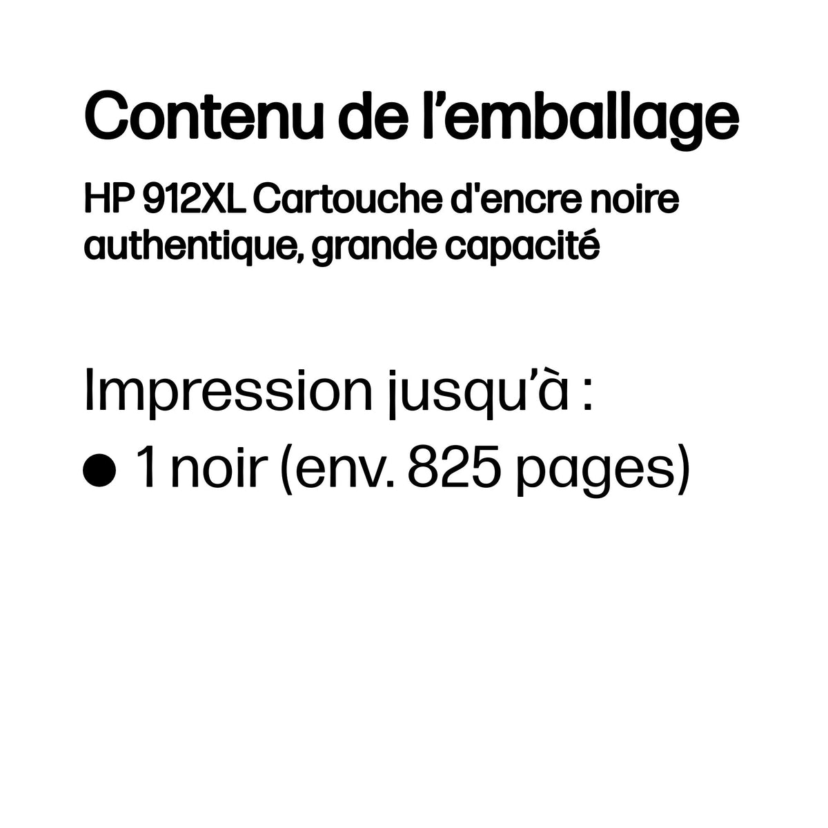 HP 912XL High Yield Black Ink