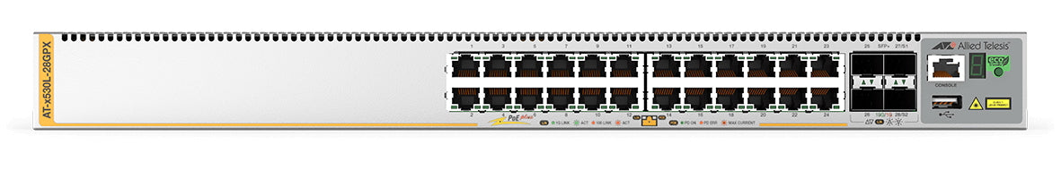 Allied  AT-x530L-28GPX Switch Niv3 24p PoE+ & 4 SFP+ 10G/1