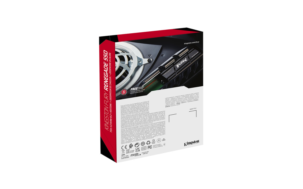 KINGSTON 1To Renegade PCIe 4.0 NVMe SSD w/ Heatsink