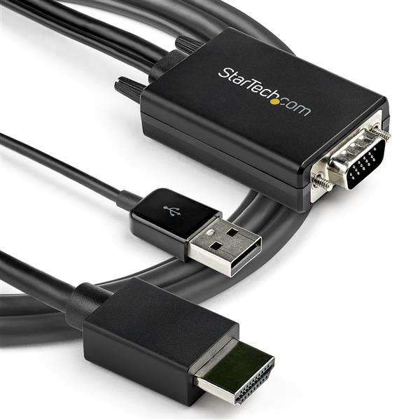 Adapter - VGA to HDMI - 2 m 6.6 ft.