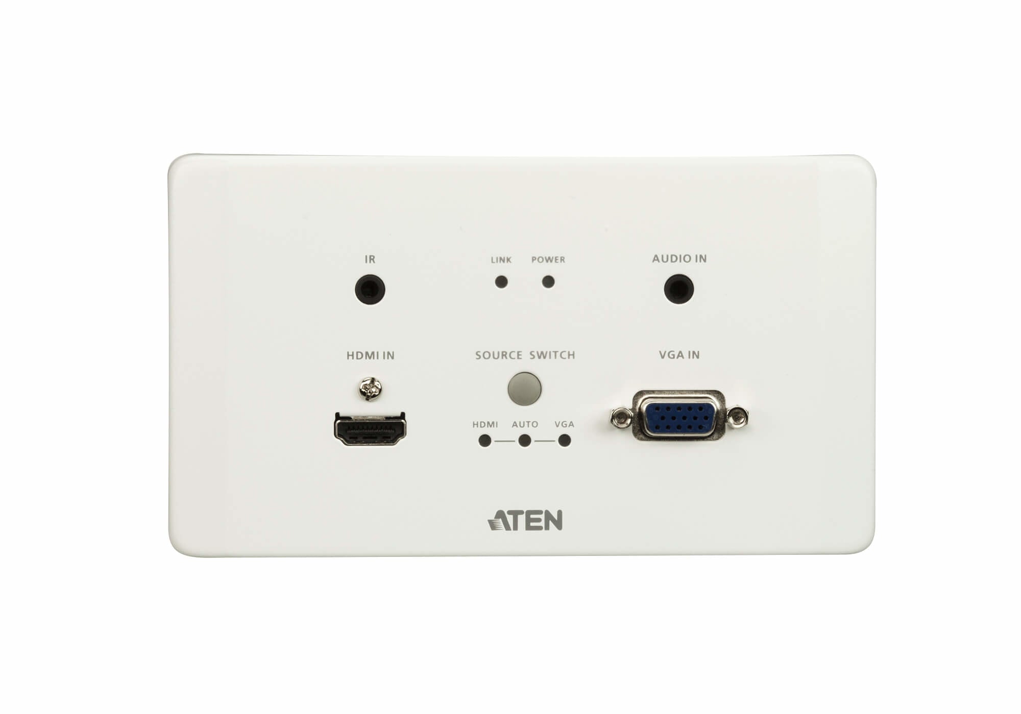 ATEN VE2812AEUT plaque murale HDBaseT HDMI et VGA