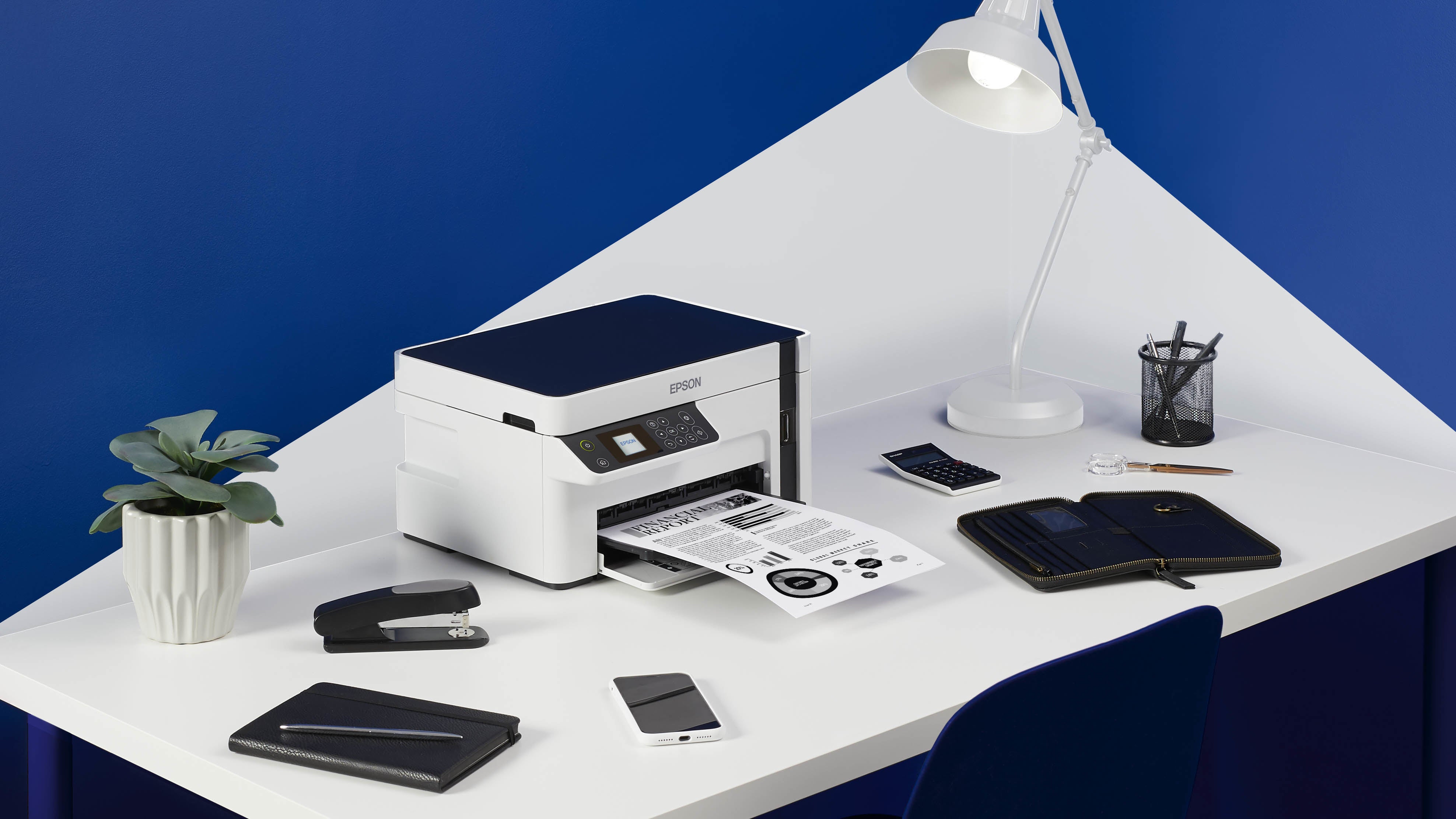 EPSON EcoTank ET-M2120 MFP Mono B/W ink-jet A4 15ppm print 150 sheets USB Wi-Fi white