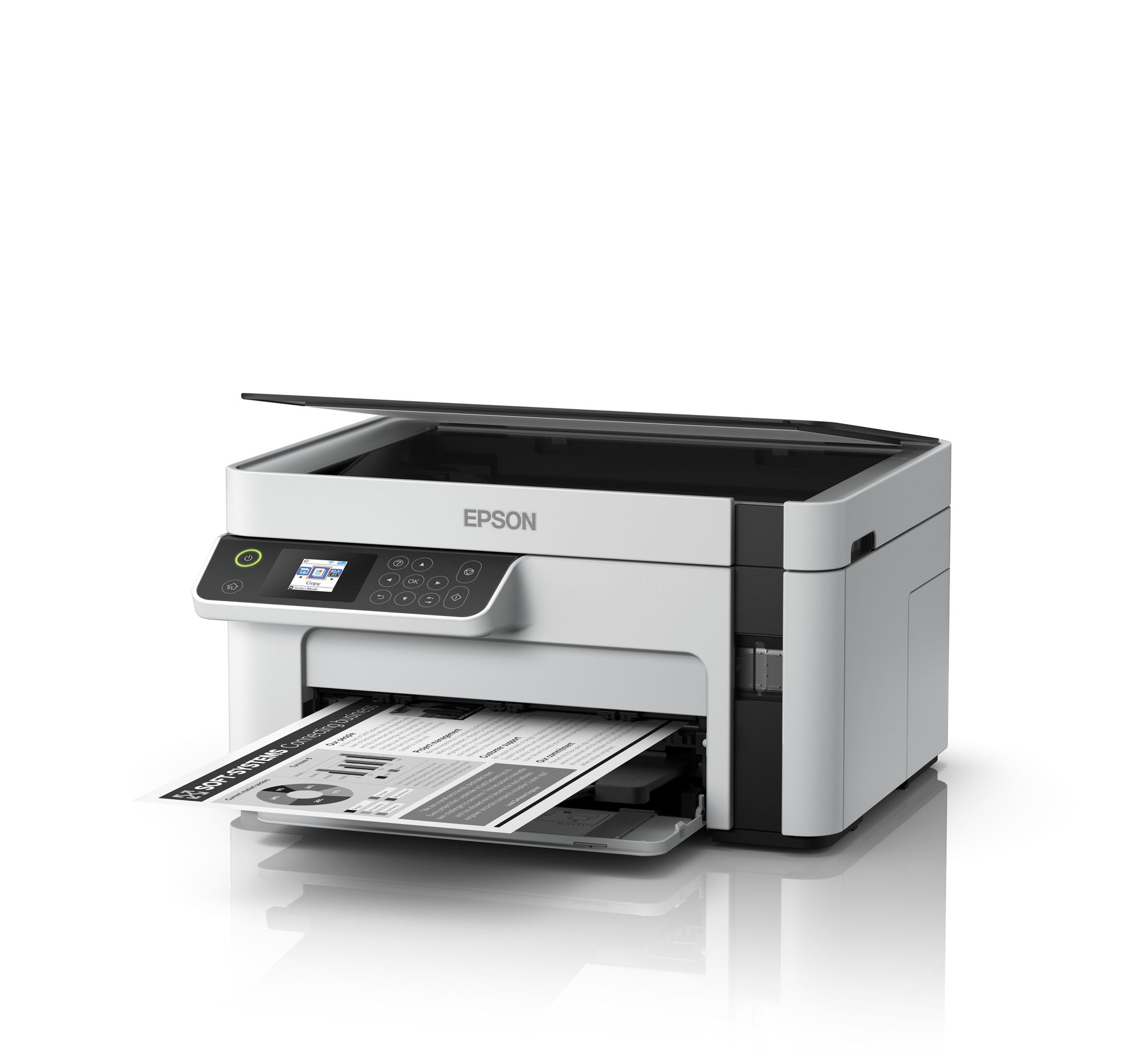 EPSON EcoTank ET-M2120 MFP Mono B/W ink-jet A4 15ppm print 150 sheets USB Wi-Fi white