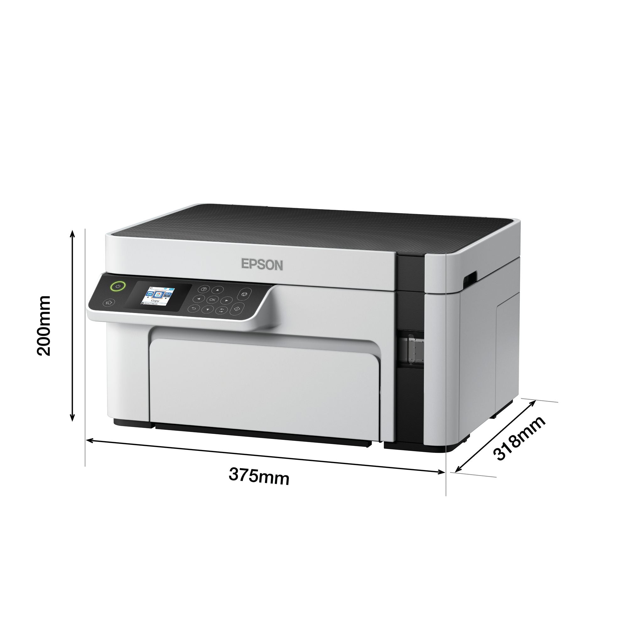 EPSON EcoTank ET-M2120 MFP Mono B/W ink-jet A4 15ppm print 150 sheets USB Wi-Fi white