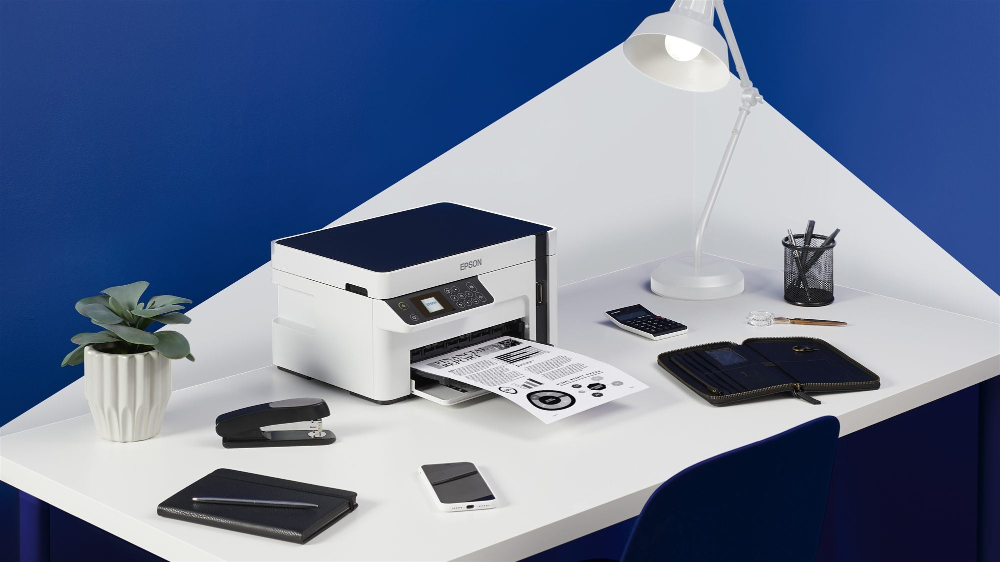 EPSON EcoTank ET-M2120 MFP Mono B/W ink-jet A4 15ppm print 150 sheets USB Wi-Fi white