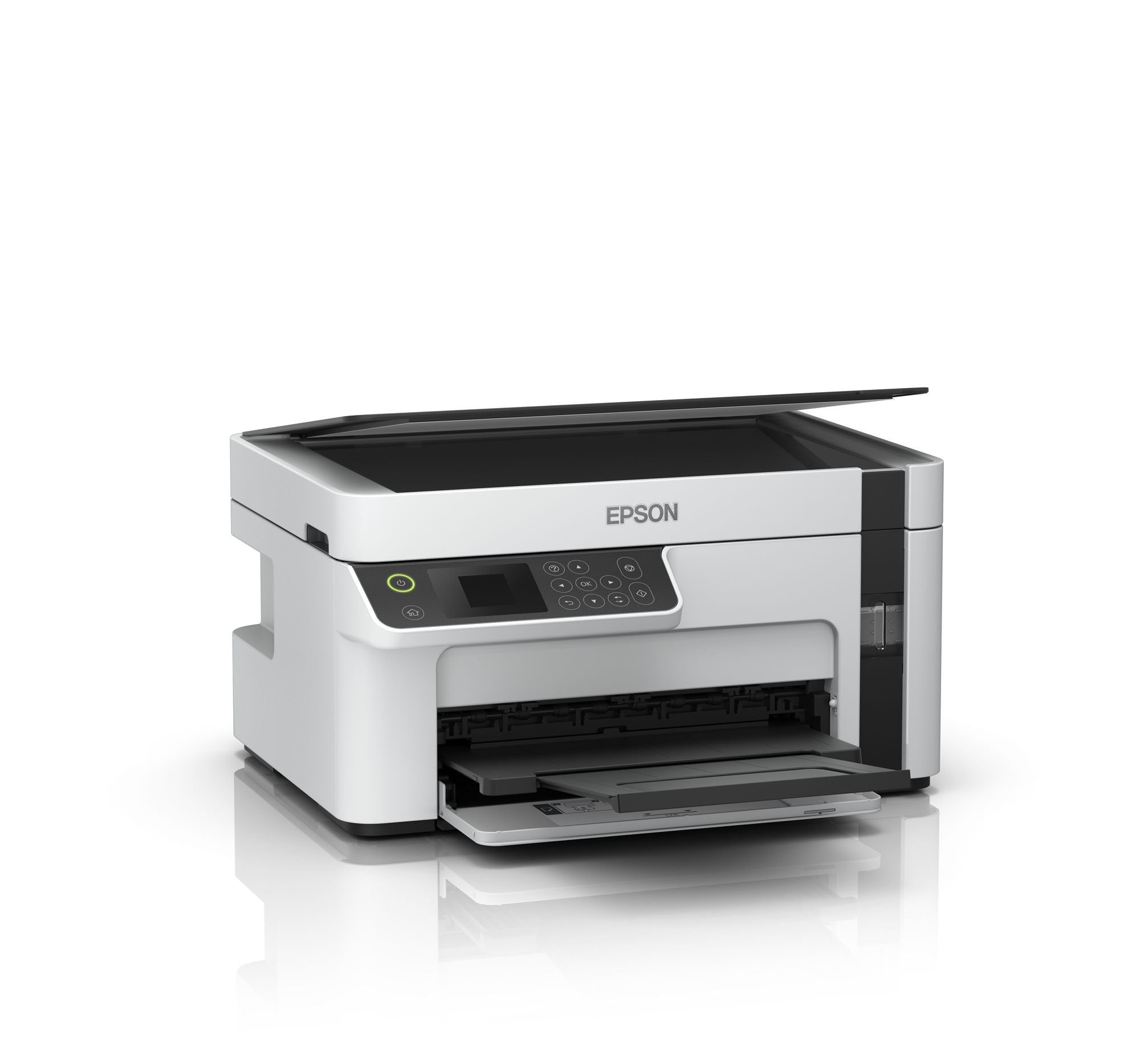 EPSON EcoTank ET-M2120 MFP Mono B/W ink-jet A4 15ppm print 150 sheets USB Wi-Fi white