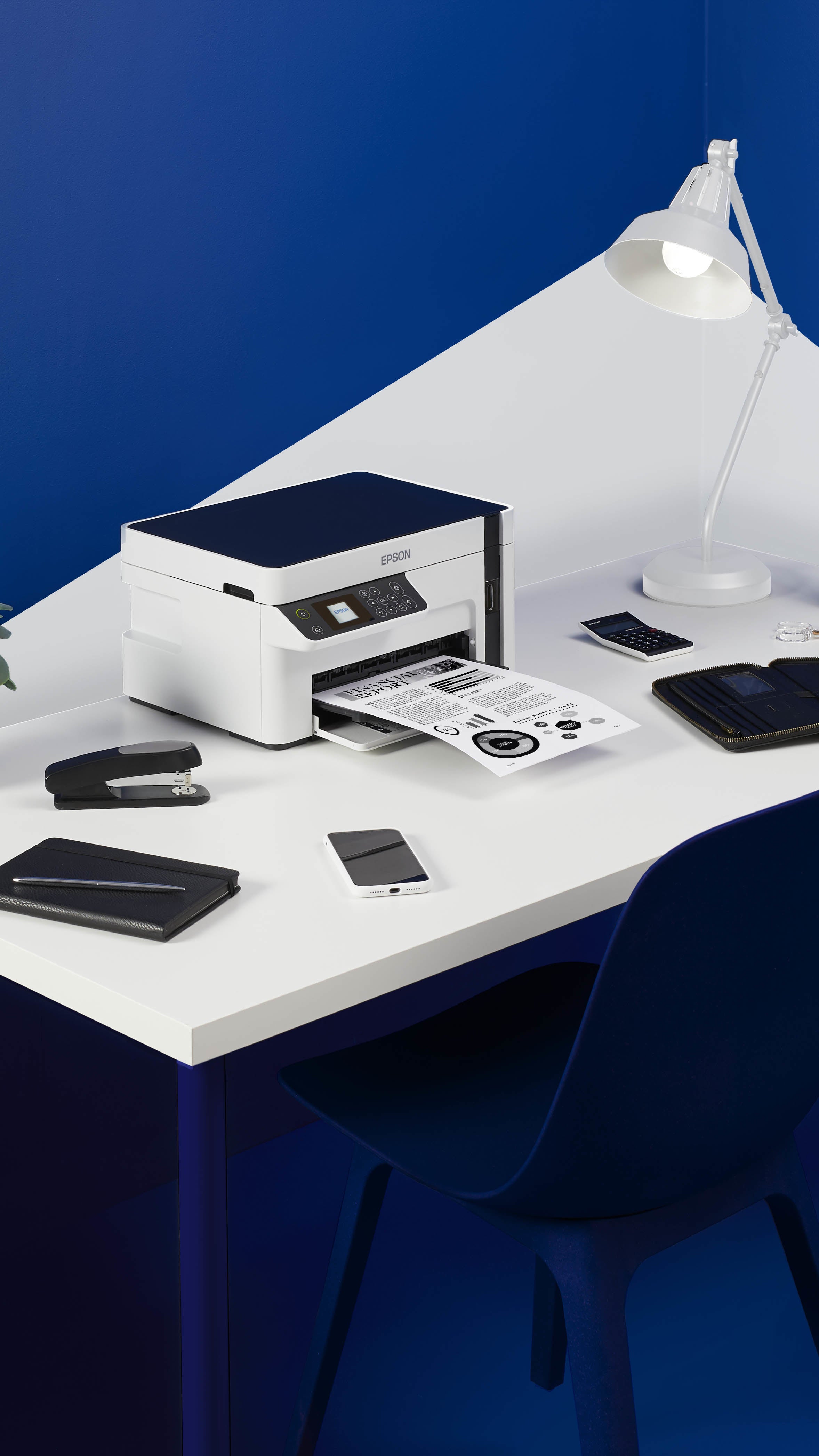EPSON EcoTank ET-M2120 MFP Mono B/W ink-jet A4 15ppm print 150 sheets USB Wi-Fi white