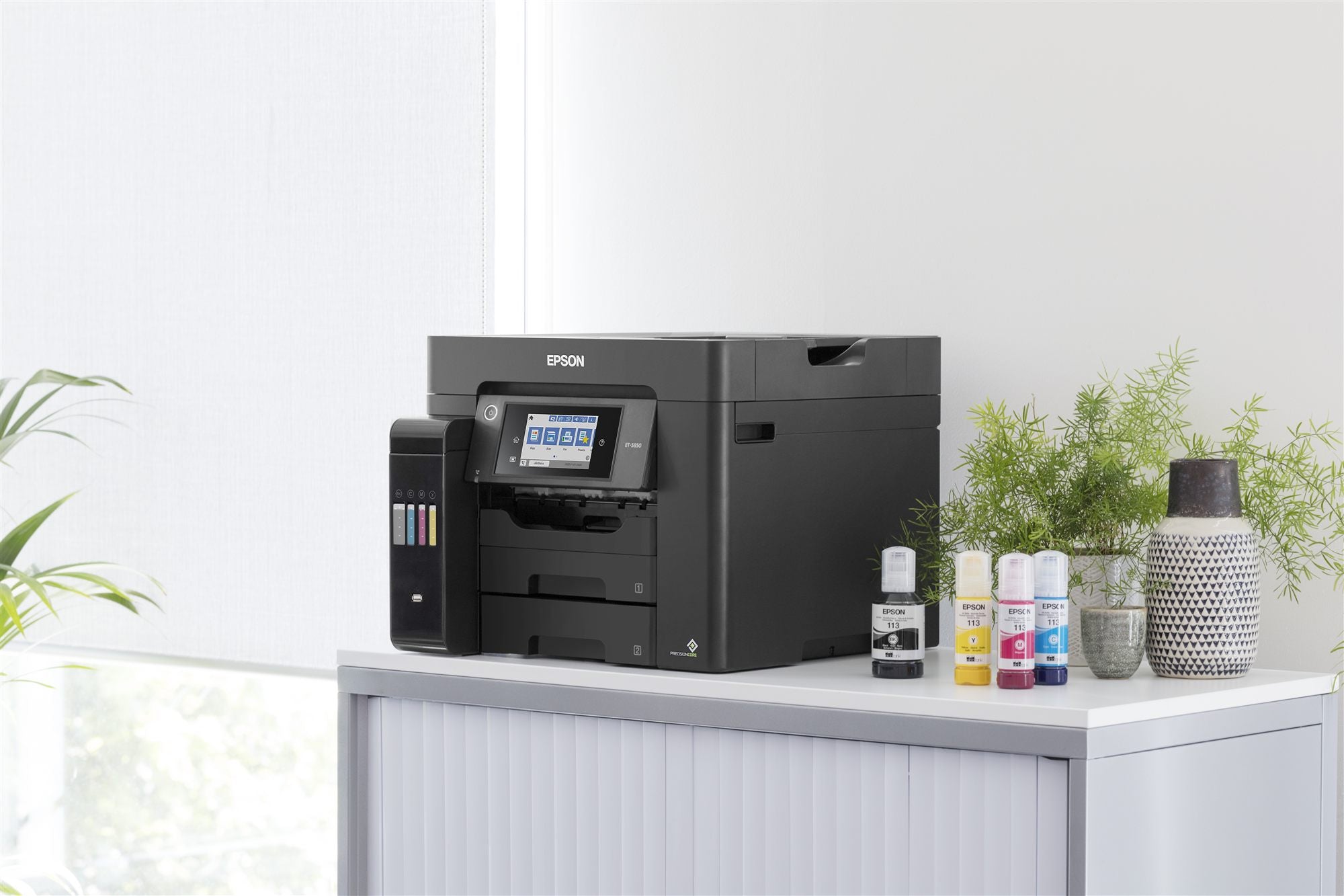 Epson EcoTank L6570 - appareil tout-en-un d'impression - impression, numérisation, copie, fax 4800 x 1200 DPI A4 25ppm Wi-Fi AirPrint