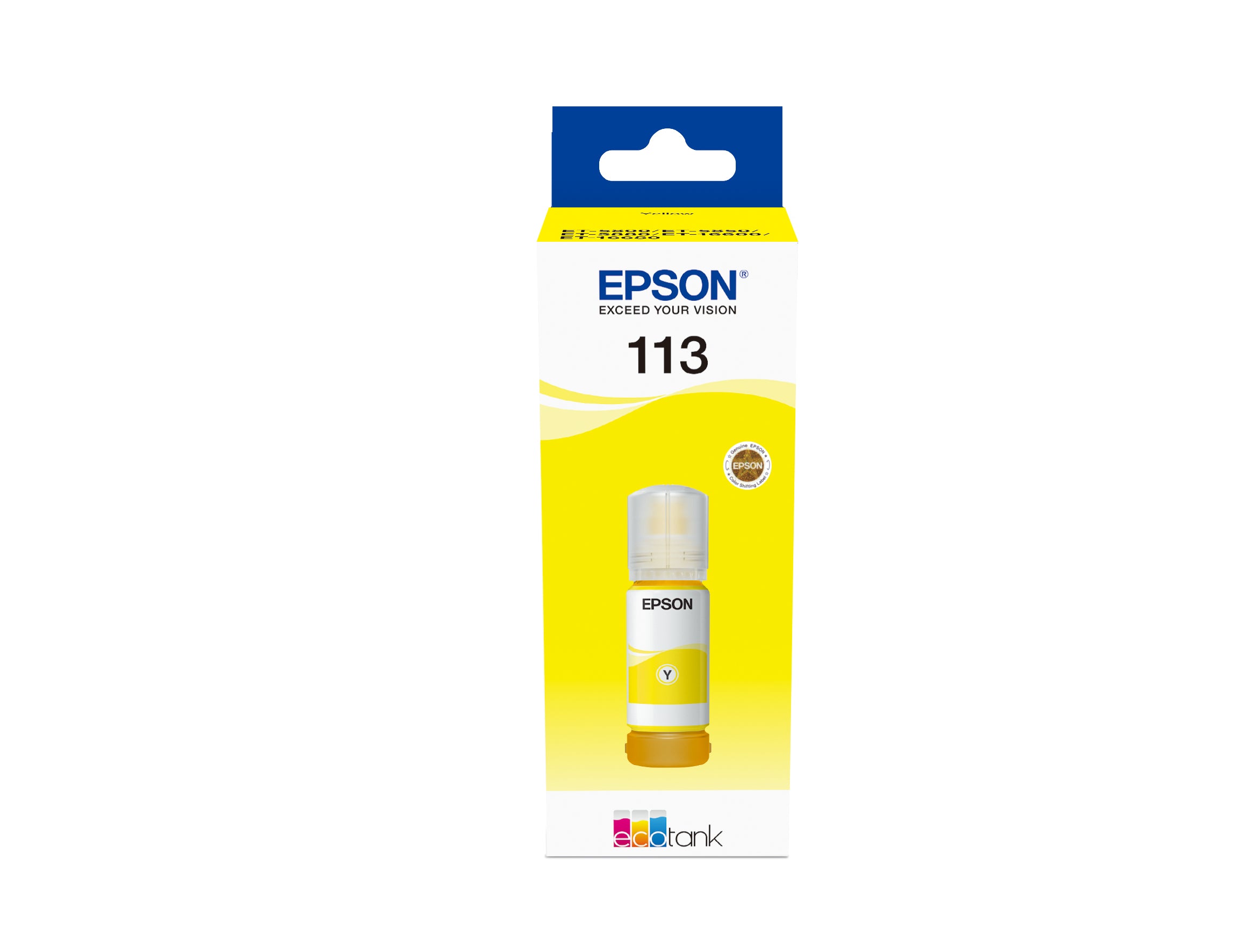 EPSON 6LB 113 EcoTank Pigment Yellow ink bottle