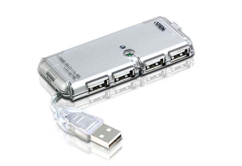 ATEN UH275Z-AT-G hub & concentrateur 480 Mbit/s Argent