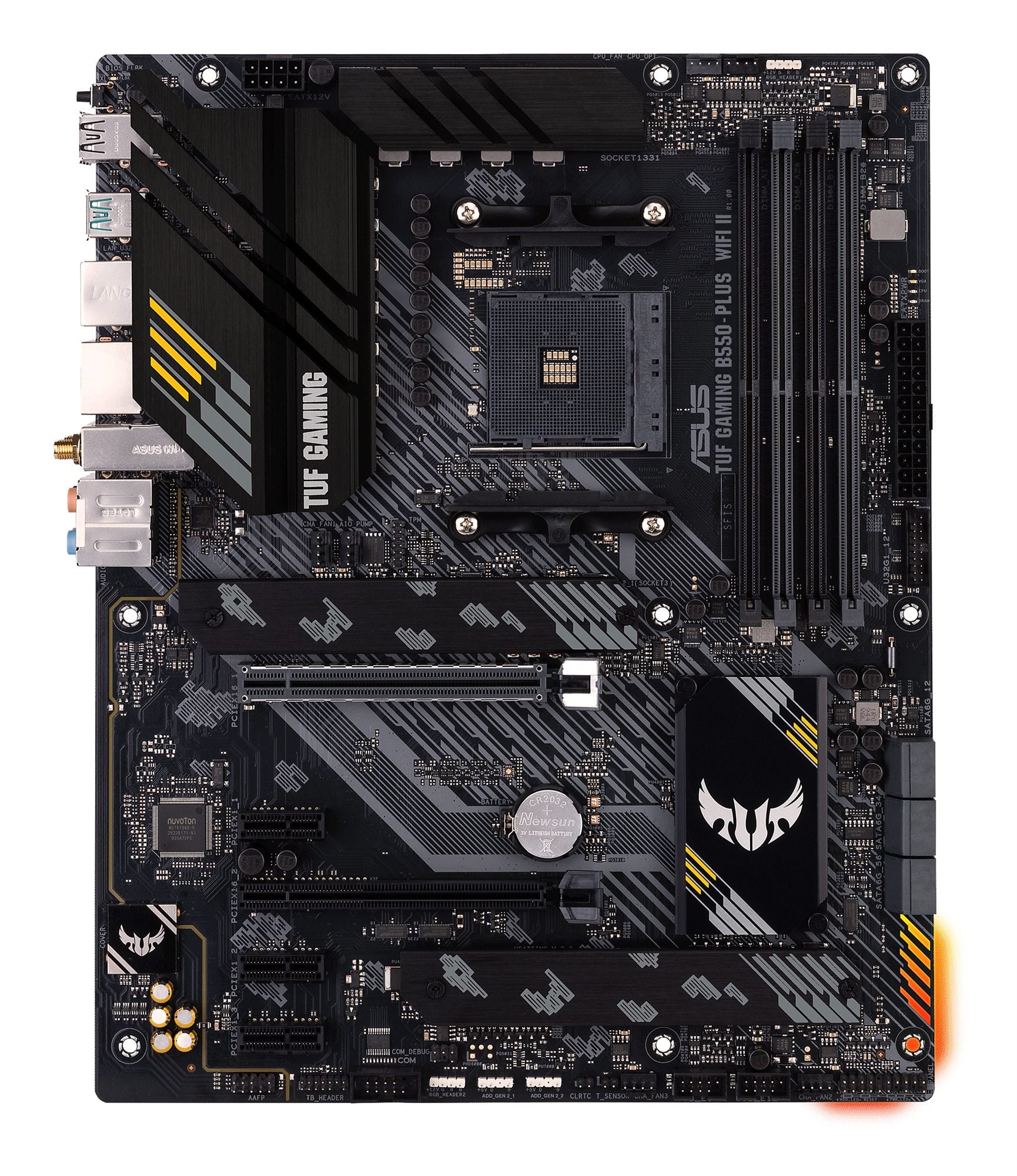 ASUS TUF GAMING B550-PLUS WIFI II AM4 Socket 4x4DDR 1xHDMI 1xDP 2xM.2