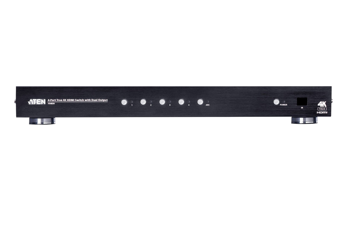 ATEN VS482B-AT-G - HDMI - Noir - Métal - 60 Hz - 3 m - 3840 x 2160,4096 x 2160