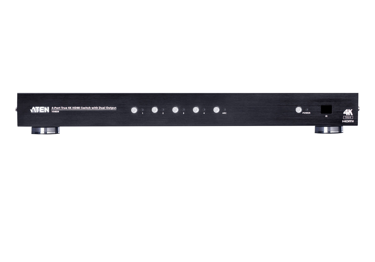 ATEN VS482B-AT-G - HDMI - Noir - Métal - 60 Hz - 3 m - 3840 x 2160,4096 x 2160