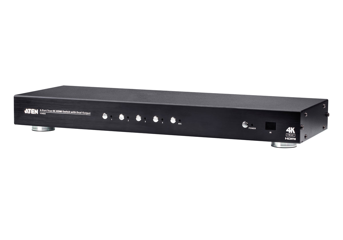 ATEN VS482B-AT-G - HDMI - Noir - Métal - 60 Hz - 3 m - 3840 x 2160,4096 x 2160