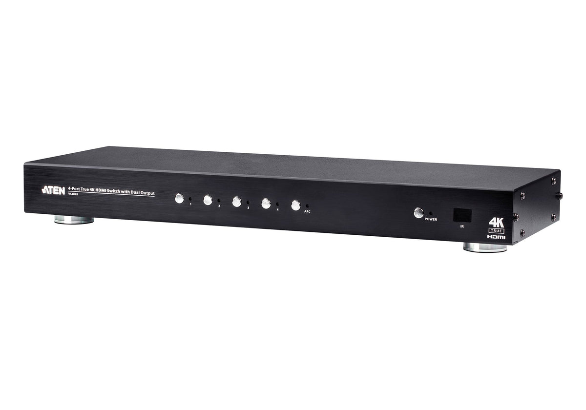 ATEN VS482B-AT-G - HDMI - Noir - Métal - 60 Hz - 3 m - 3840 x 2160,4096 x 2160