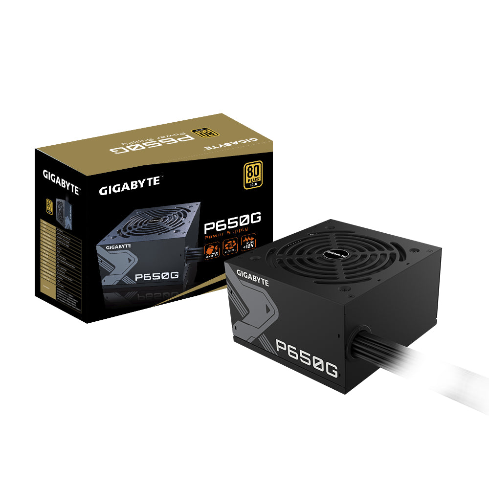 Gigabyte GP-P650G unité d'alimentation d'énergie 650 W 20+4 pin ATX ATX Noir