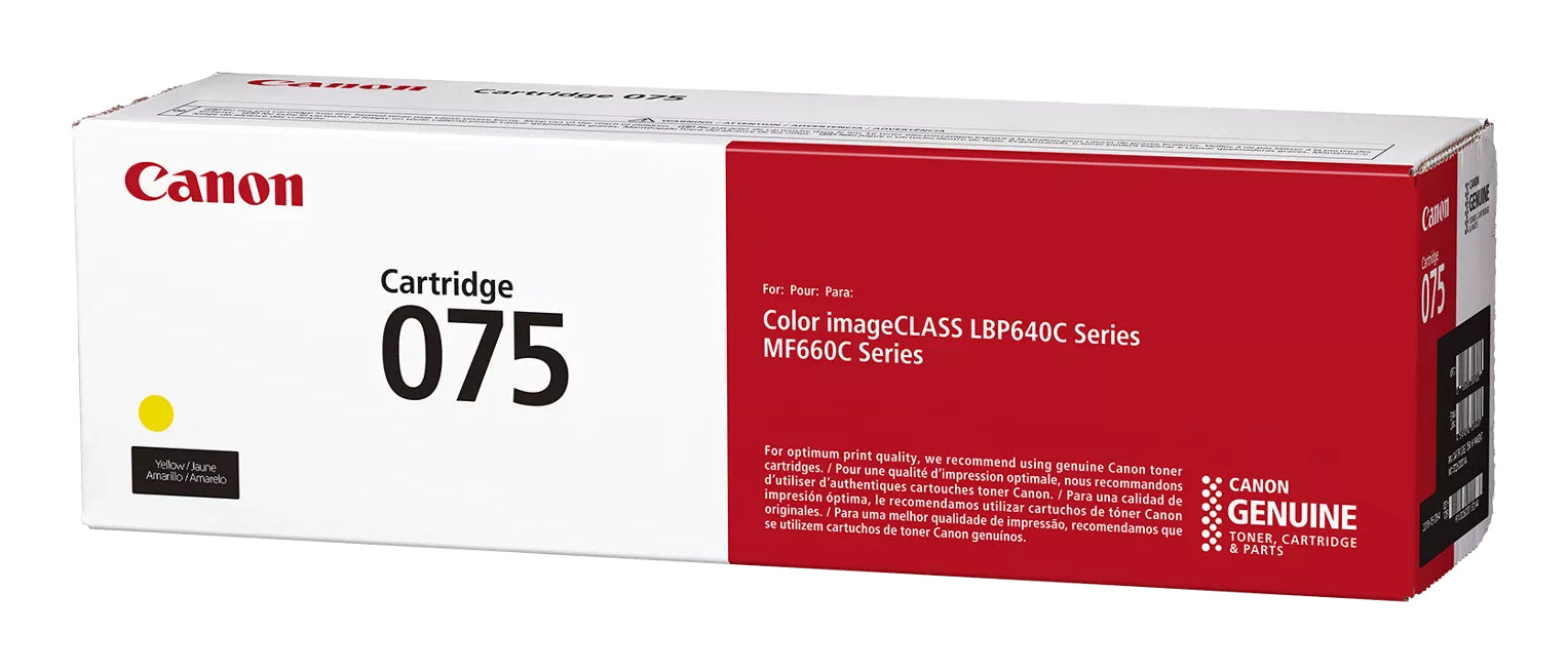 CANON Toner Cartridge 075 Y