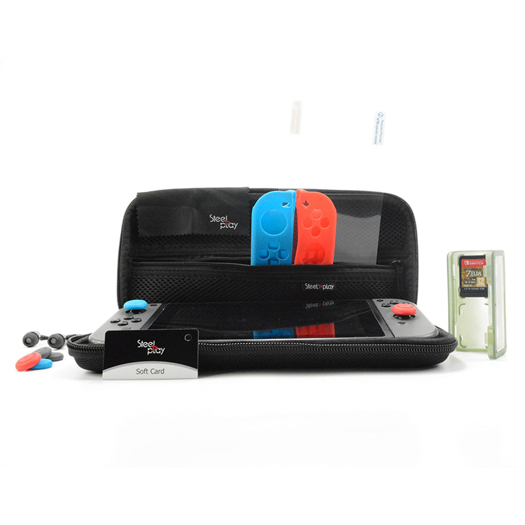 LEXIP X STEELPLAY Kit Carry & Protect 11 en 1 SWITCH + 2 Housses Manettes Offertes