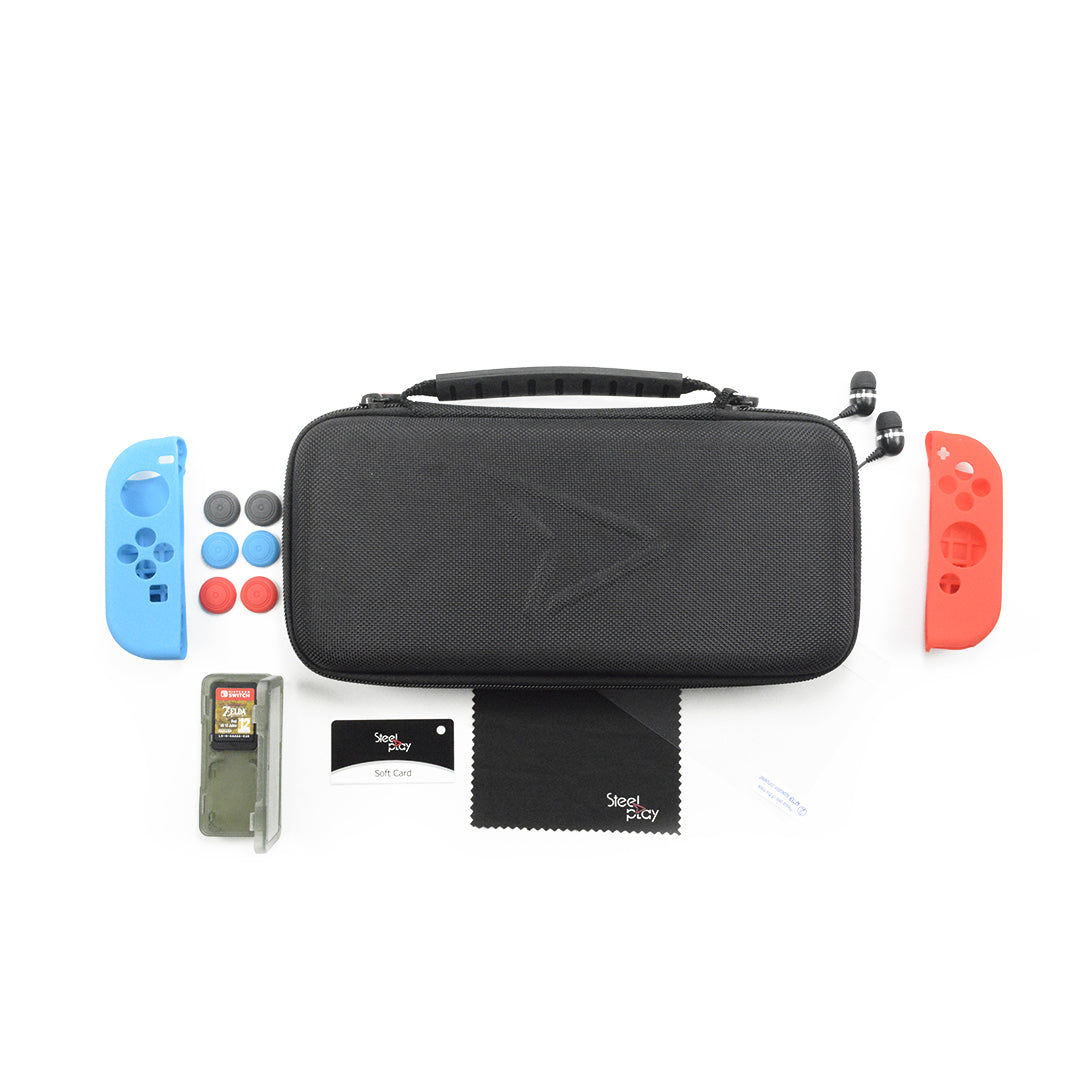 LEXIP X STEELPLAY Kit Carry & Protect 11 en 1 SWITCH + 2 Housses Manettes Offertes