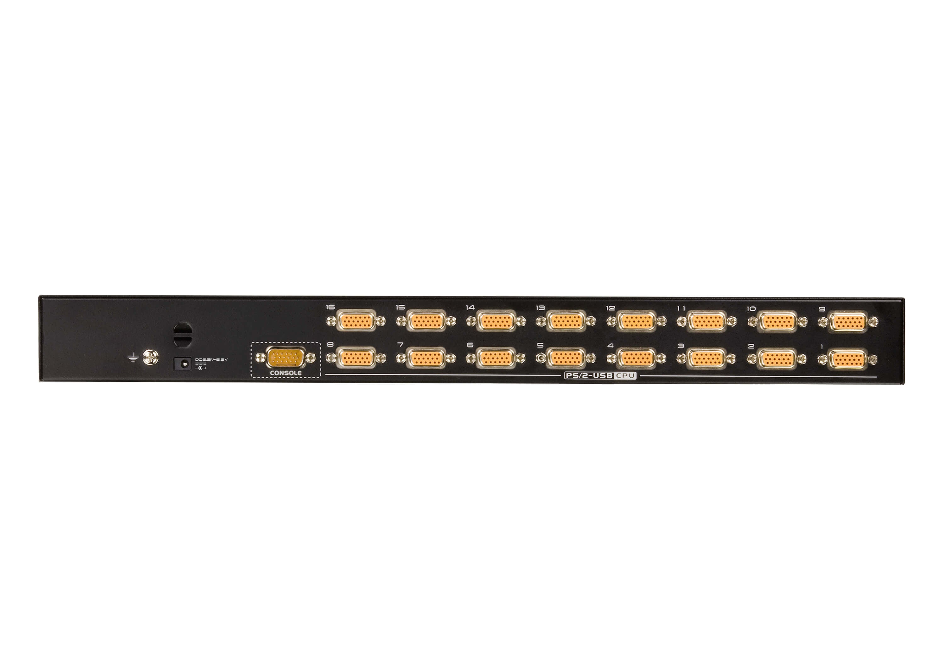 ATEN CS1316-AT-G commutateur écran, clavier et souris Grille de montage Noir