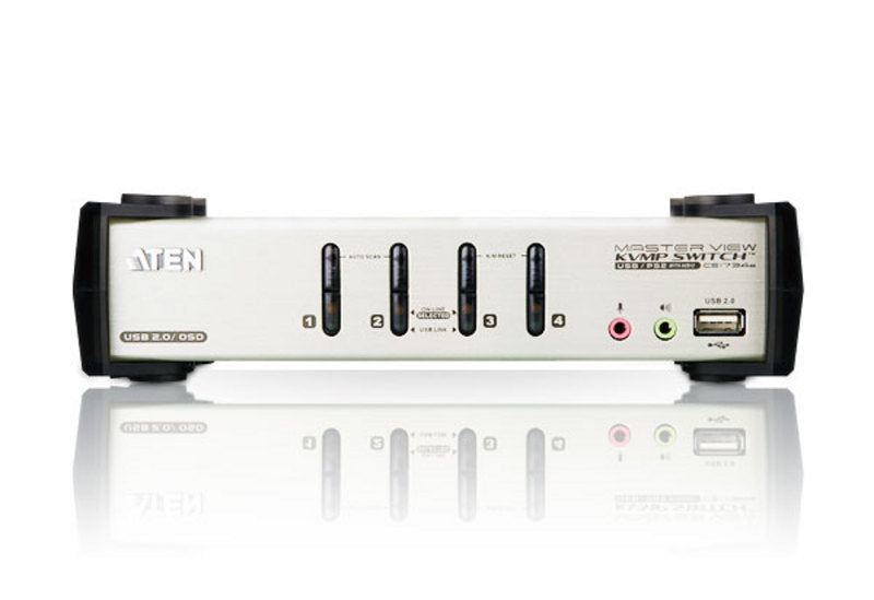 Aten CS1734B Switch KVM VGA/USB avec câbles - 4 U.C.
