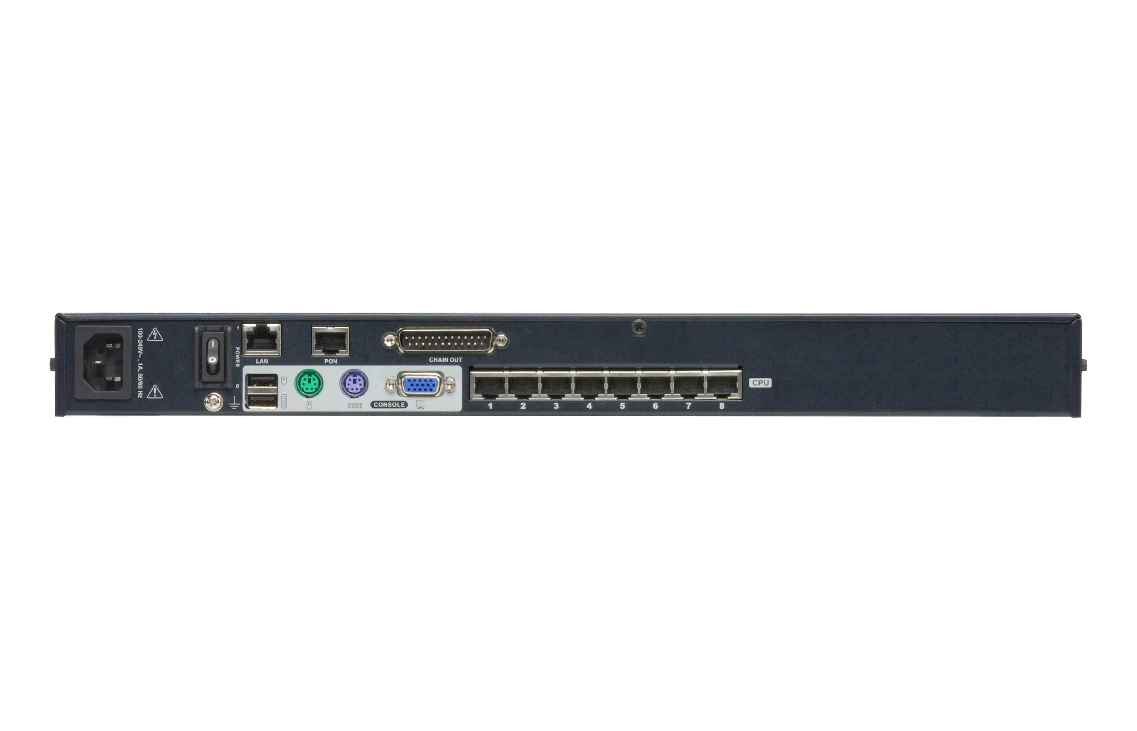 ATEN KH1508AI-AX-G commutateur écran, clavier et souris Noir