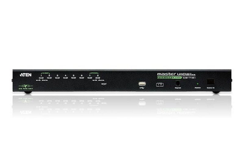 ATEN 1-Local/Remote Share Access 8-Port PS/2-USB VGA KVM over IP Switch