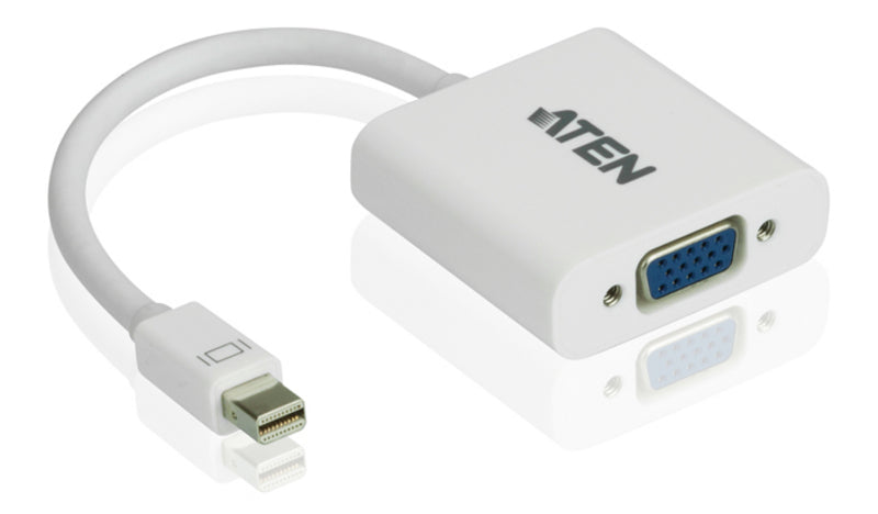 ATEN VC920-AT câble vidéo et adaptateur Mini DisplayPort VGA (D-Sub) Blanc