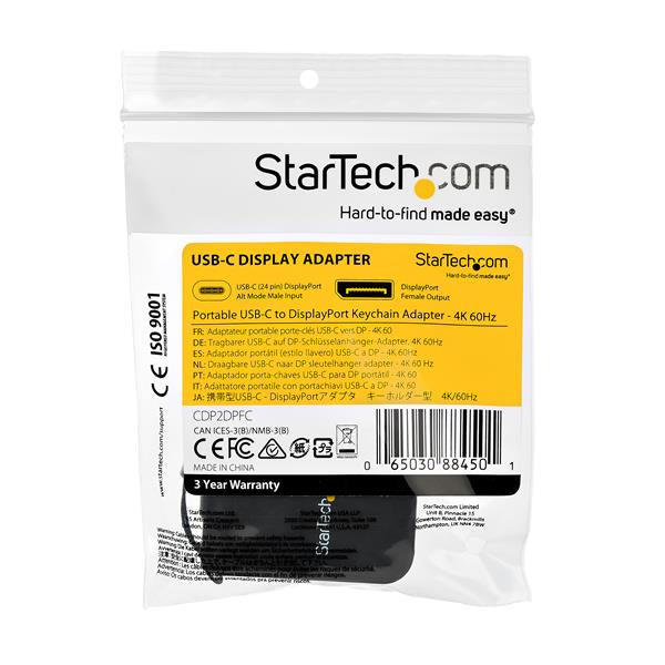 Keychain Adapter - USB C to DP - 4K 60Hz