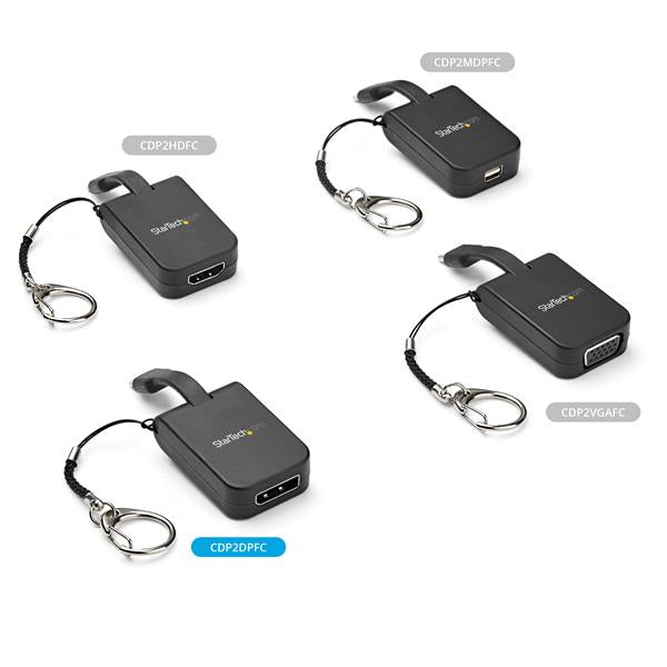 Keychain Adapter - USB C to DP - 4K 60Hz