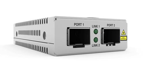 ALLIED SFP+ to SFP+ Mini Media Converter Universal PSU TAA compliant