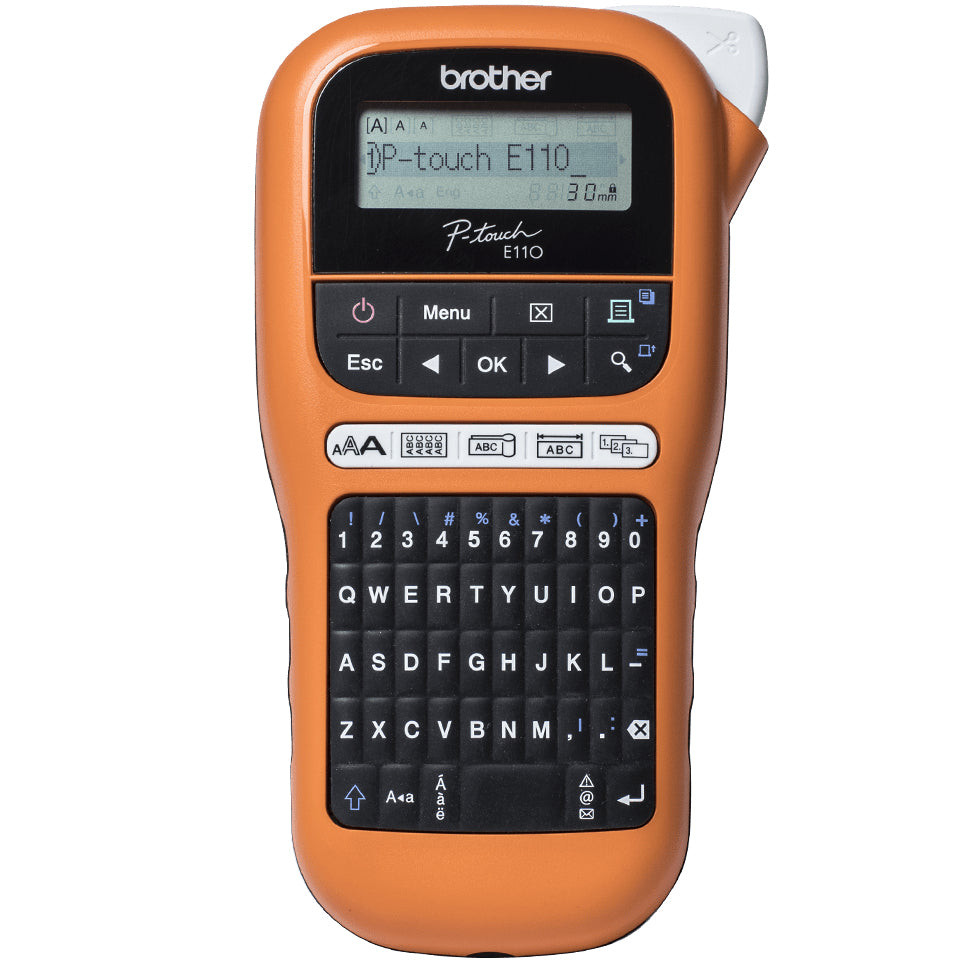 Brother PTE110VPYP1 imprimante pour étiquettes 180 x 180 DPI 20 mm/sec TZe QWERTY