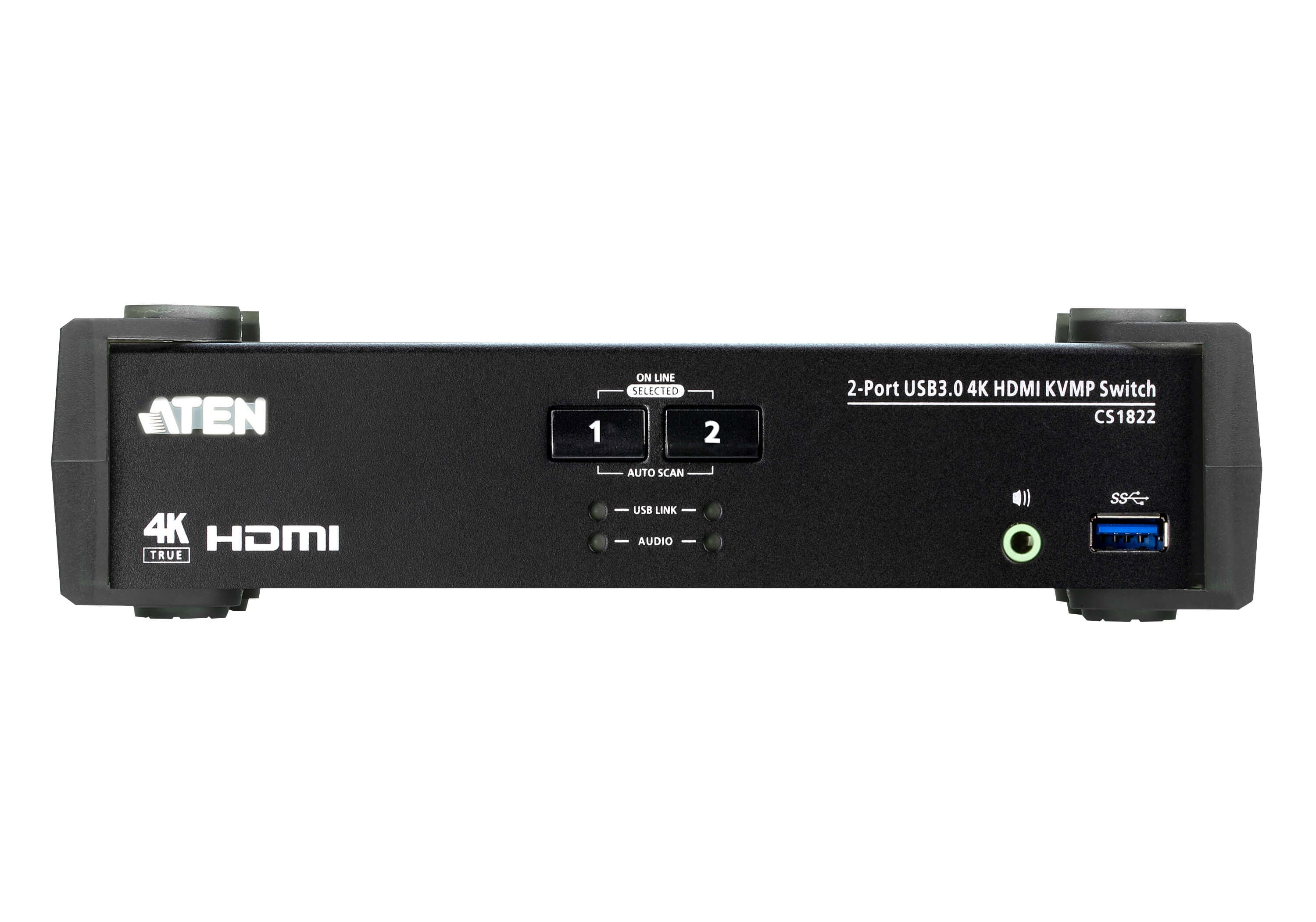 ATEN CS1822-AT-G commutateur écran, clavier et souris Noir