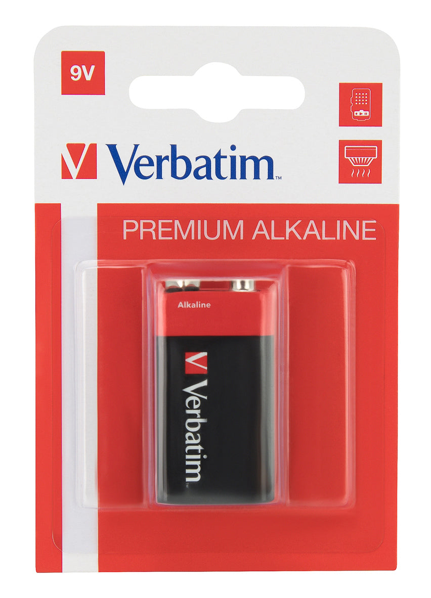 Premium 9V Alkaline Battery 1pk