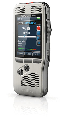 PHILIPS kit DPM7700 + Pocket-Mémo 7200 et le kit de transcription LFH7177
