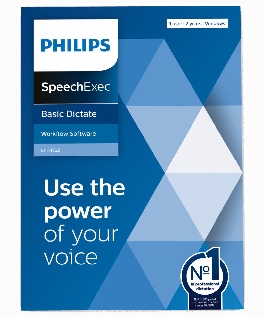 PHILIP SpeechExec Basic Dictate LFH4722 : Logiciel de dictée (1-2 utilisateurs)