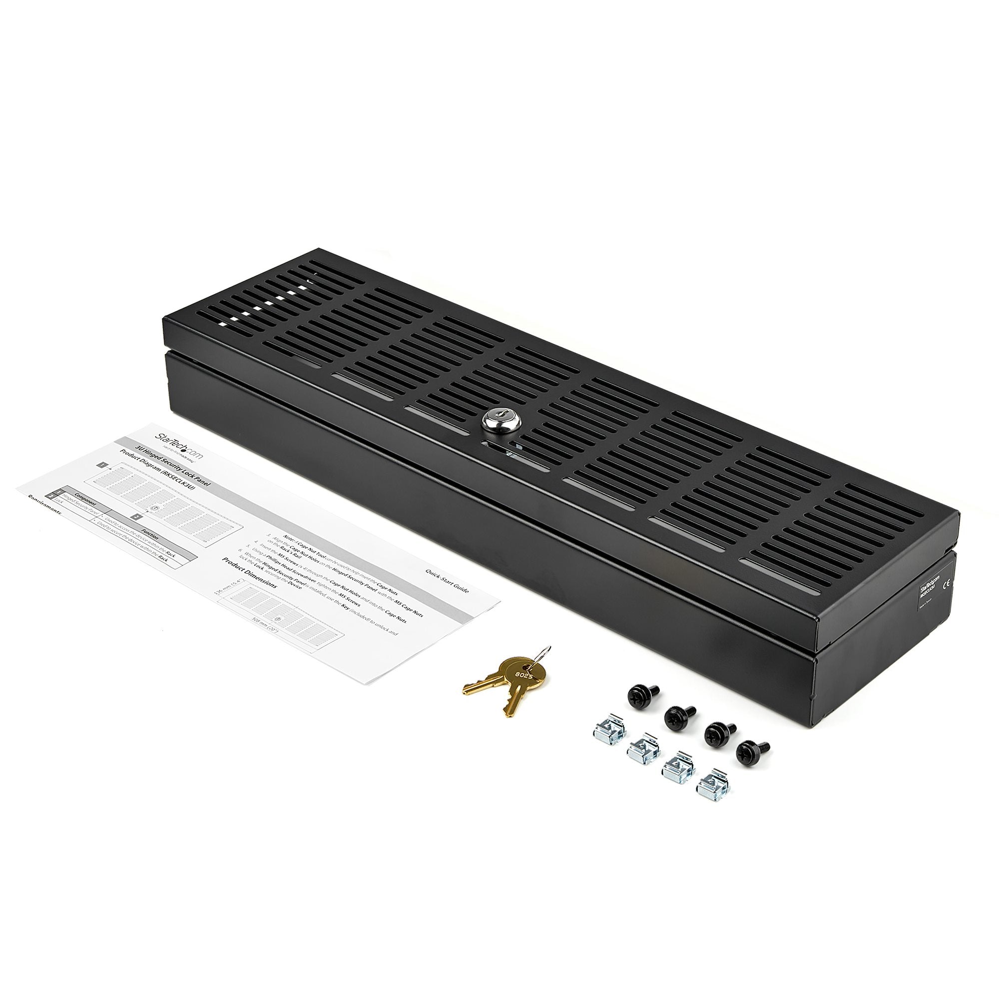 Rack - 3U - Rack-Mount Security Cover